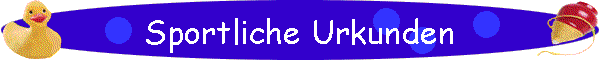 Sportliche Urkunden