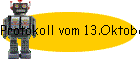 Protokoll vom 13.Oktober 2001