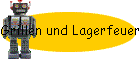 Grillen und Lagerfeuer