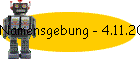 Namensgebung - 4.11.2005